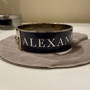 Alexander McQueen purple bangle